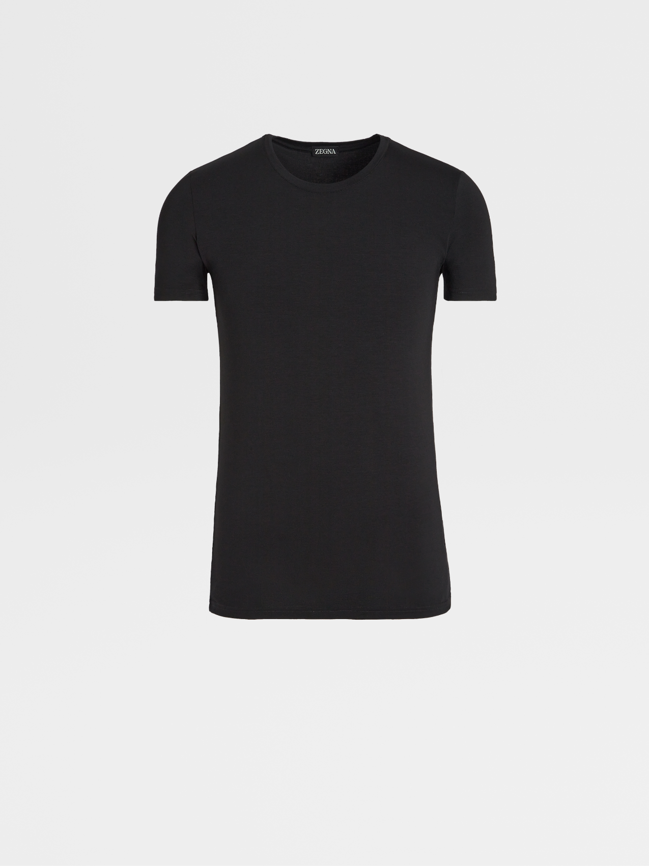 Black Stretch Modal T-shirt